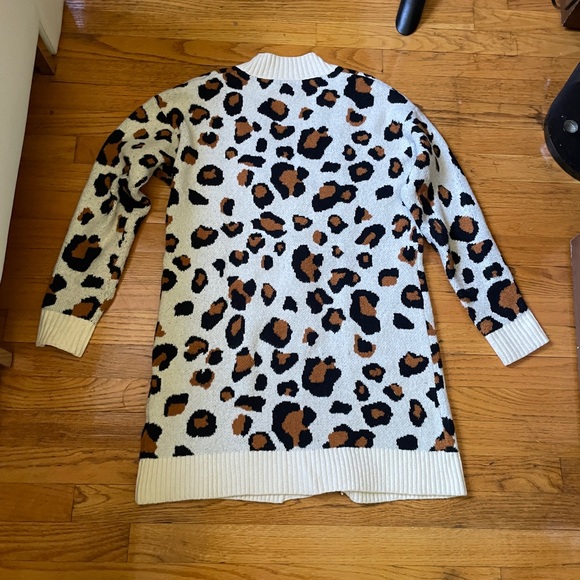 Who What Wear long cheetah cardigan - Picture 5 of 5